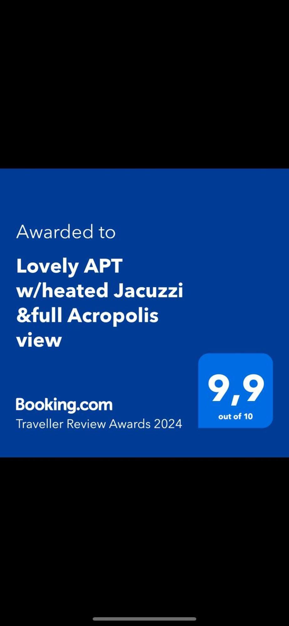Lovely Apt W/Heated Jacuzzi &Full Acropolis View Athens Ngoại thất bức ảnh